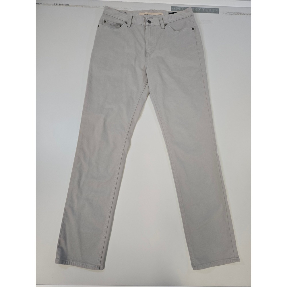 Banana Republic Traveler Pants Mens 31x32‎ Slim Fit Light Gray Italian Fabric